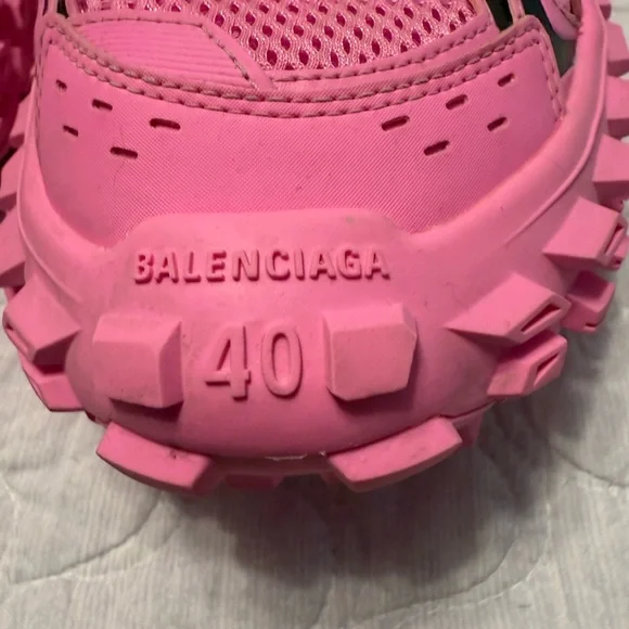 Balenciaga Bouncer Sneakers Women’s Size 10 Chunky Sole Pink Stunning - Picture 7 of 14